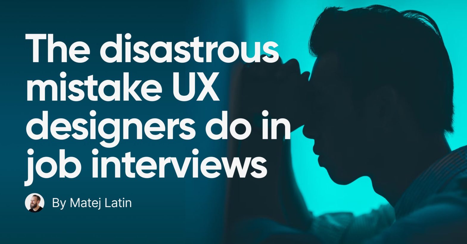 The disastrous mistake UX designers do in job interviews